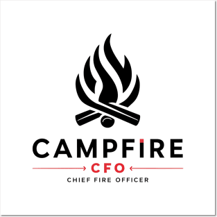 Campfire CFO Chief Fire Officer Posters and Art